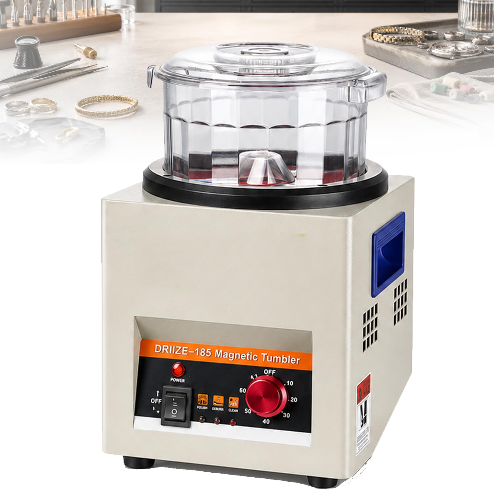 Polerka Magnetyczna 2000 obr./min 110V/220V do Biżuterii i Metalu