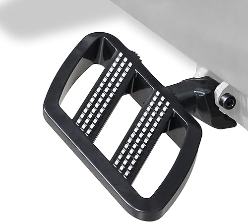 Tablas de suelo de conductor de combate para Can-Am Ryker Aluminio Negro Corte Contraste Ajustable Extendido Estribos Más Anchos Reposapiés 600,