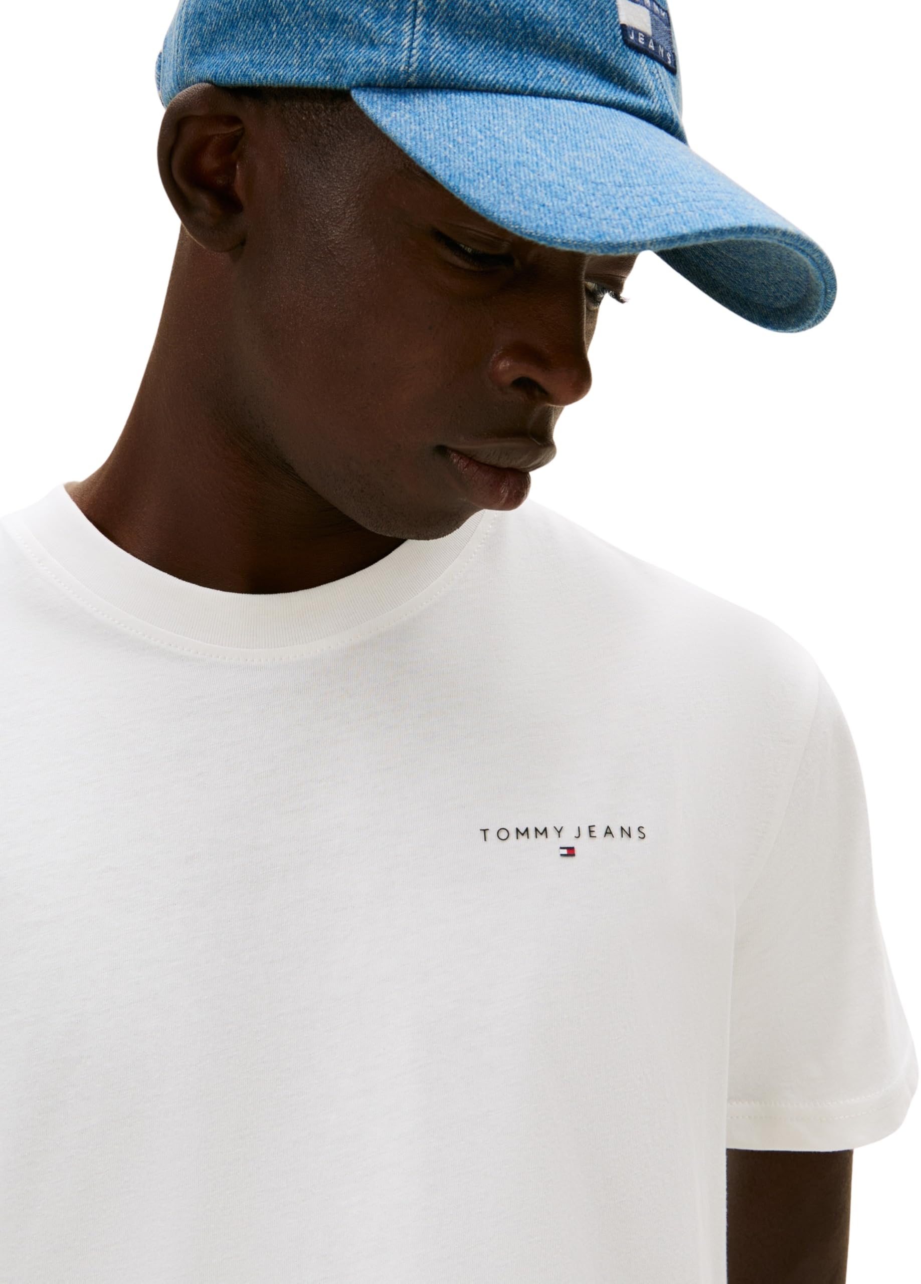 Tommy Jeans Herren TJM Slim Linear Ss Tee 2pck EXT Dm0dm22316 S/S T-Shirt (1er Pack)