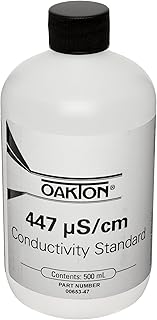 Oakton WD-00653-47 Conductivity Standard Calibration Solution, 447 microsecond, 1 Pint Bottle