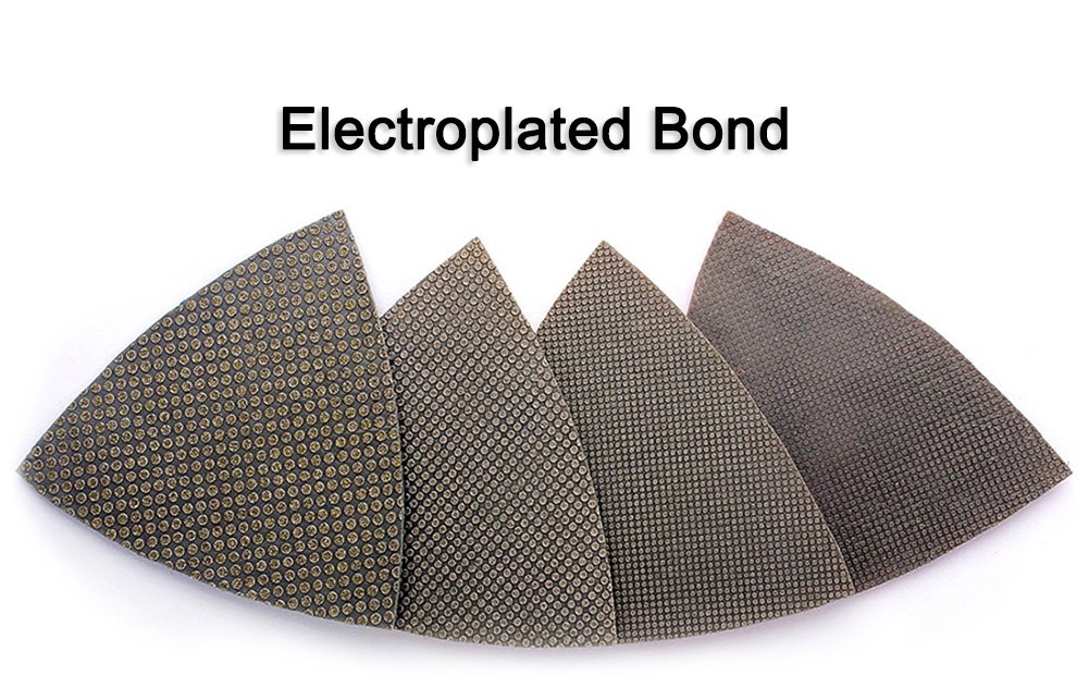 Z-Lion Diamond Triangular Sanding Pads 7 Pcs Set for Granite Marble Glass Sanding Polishing: Tools & Home Improvement