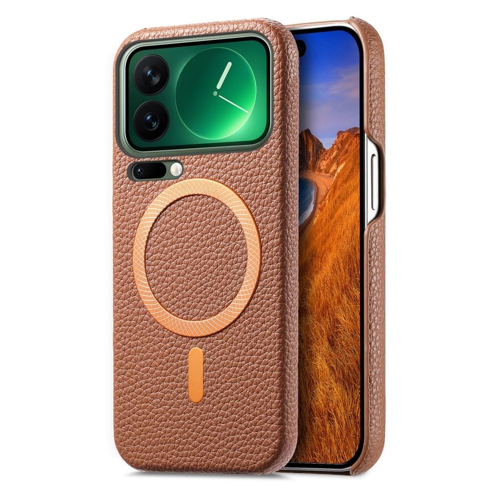Coque rigide Xiaomi Redmi Note 15 Pro 5G marron pour une prise en main stable - 8