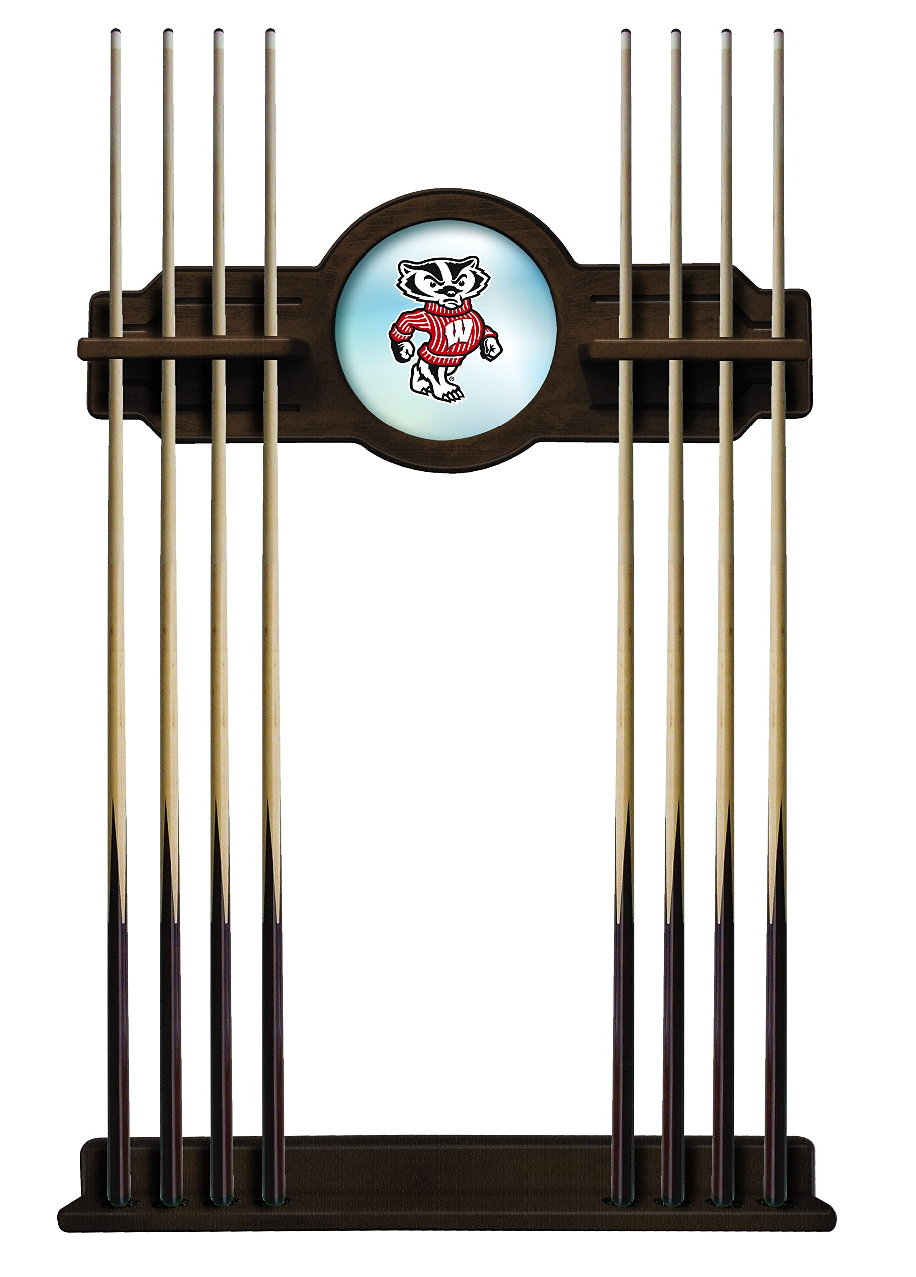 Wisconsin Badger Cue Rack in Navajo Finish by Holland Bar Stool