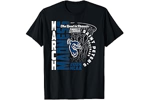 Saint Peter's Peacocks 2024 March Madness Black T-Shirt