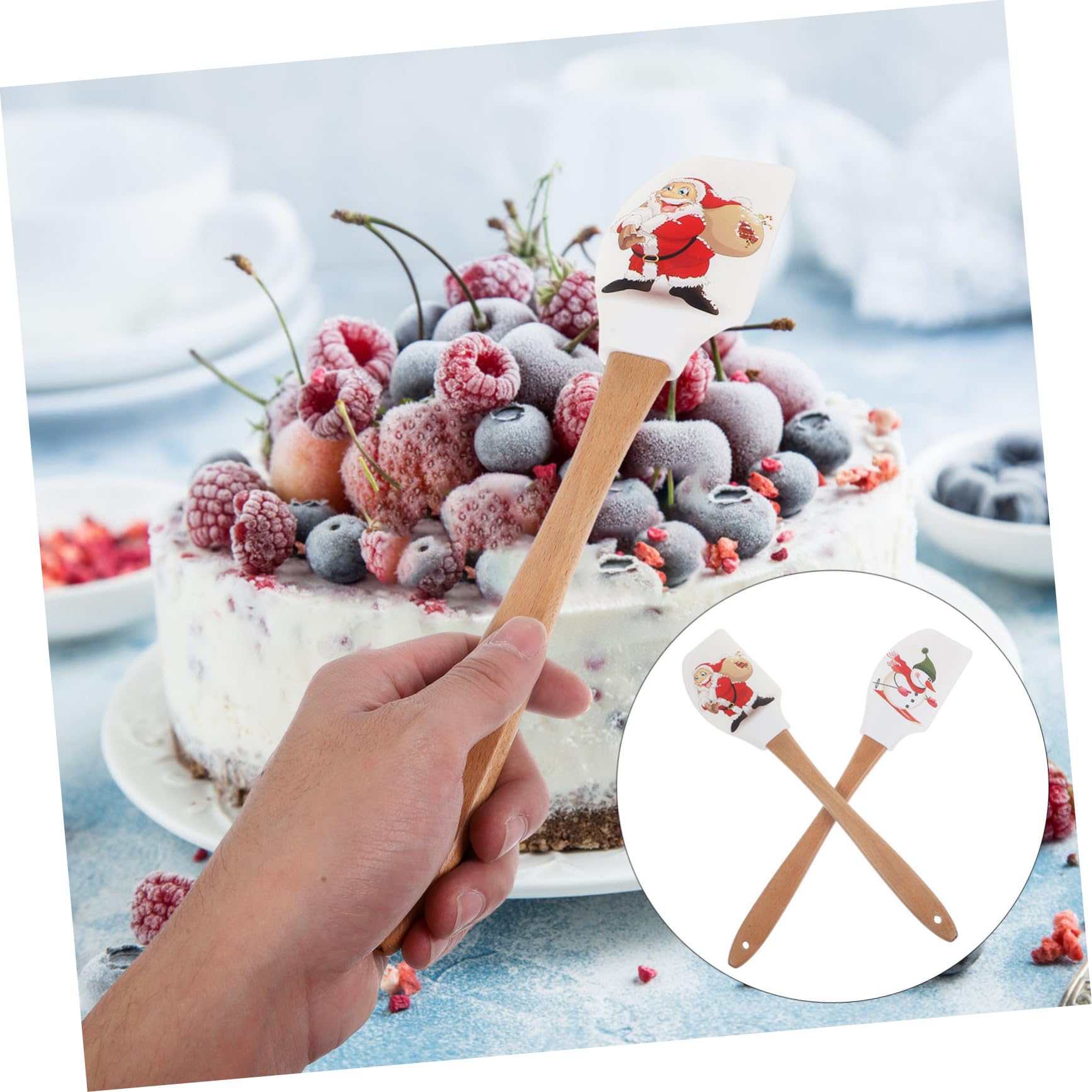 MAGICLULU 3 Ensembles Spatules De Cuisine Silicone Ergonomiques Lot De Outils De Pâtisserie Pour Crème Et Beurre Ustensiles Multifonctionnels Pour Cuisine Pâtisserie 4 Pièces * 3