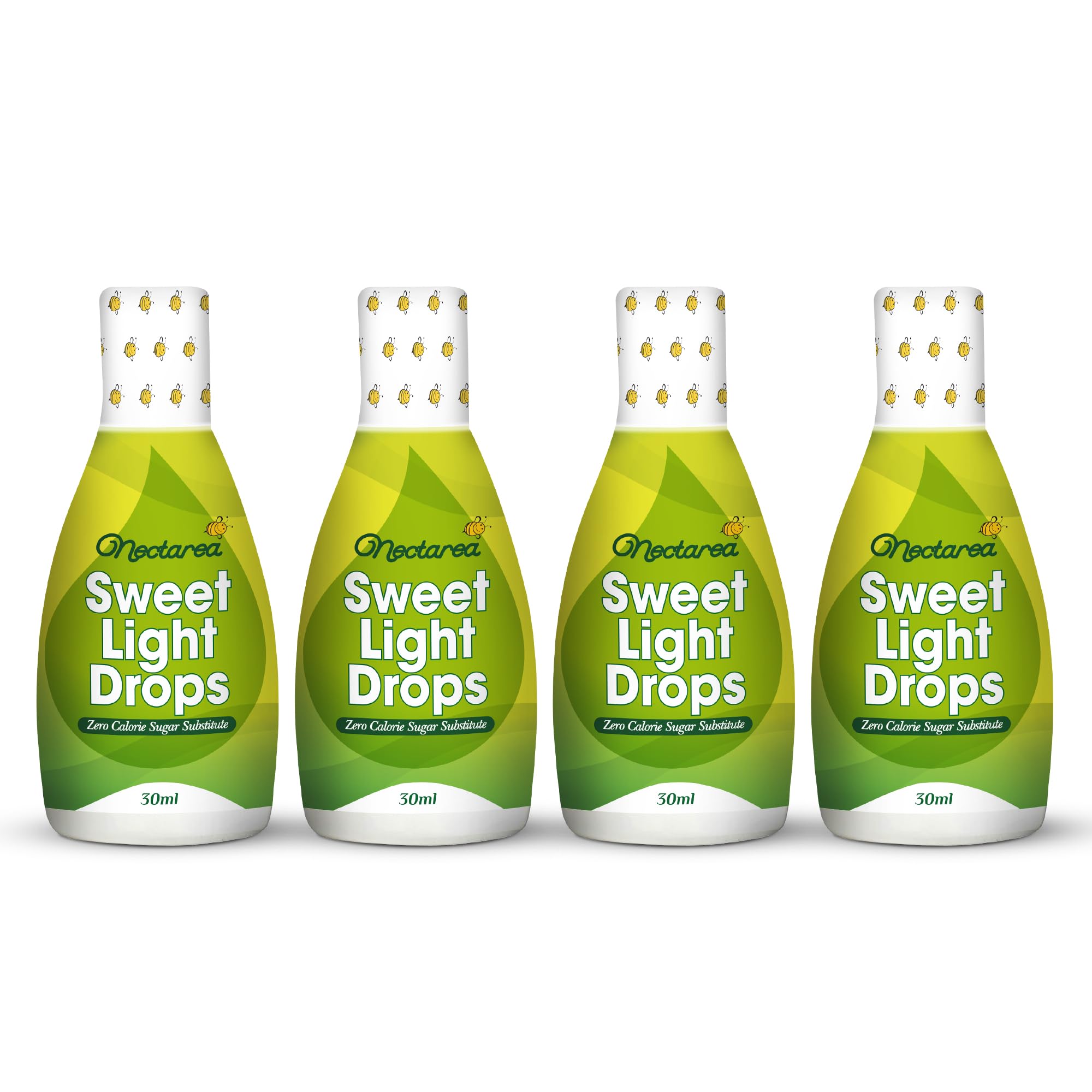 Nectarea Sweet Light, 120 ml, Sugar Free Drops Liquid Sweetener, Zero Calorie Sugar Substitute for Daily Beverages & Sweet Dishes, Diabetic-Friendly and Travel Friendly, 30 ml each, Pack of 4 (2400 Drops)-image-13