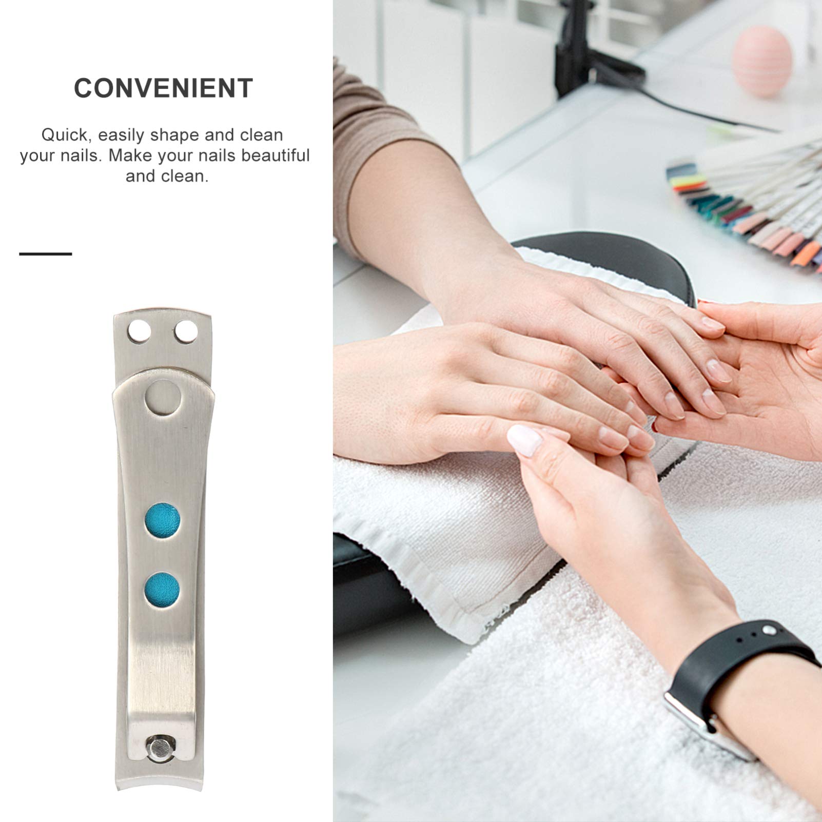 minkissy 6pezzi Tronchesi Unghie Acciaio Inossidabile Kit Professionale Per Manicure e Pedicure Design Comodo e Sicuro Adatto Uomini e Donne Utensili Per Delle Unghie Per Casa e Viaggio