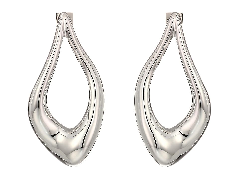 

Vince Camuto Organic Post Earrings (Rhodium) Earring