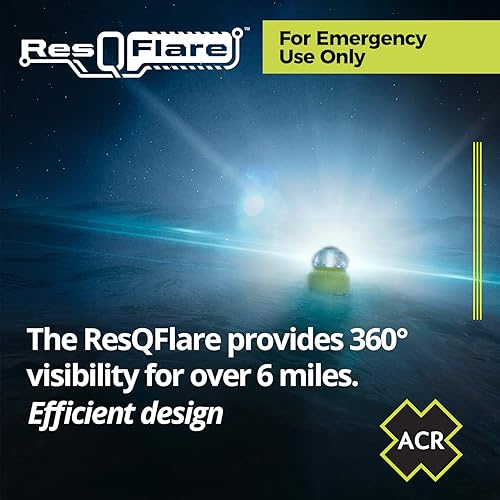 Miniatura 6 de ACR ResQFlare E-Flare E-Flare y bandera electrónica, repuesto aprobado por USCG para bengalas pirotécnicas - acr 3966