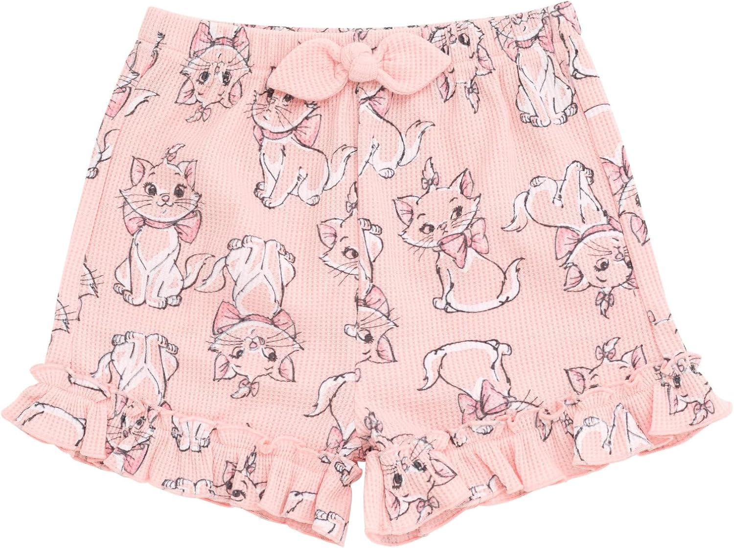 Disney Waffle Knit T-Shirt and Shorts Outfit Set Newborn to Little Kid Sizes (0-3 Months - 5) - Image 5