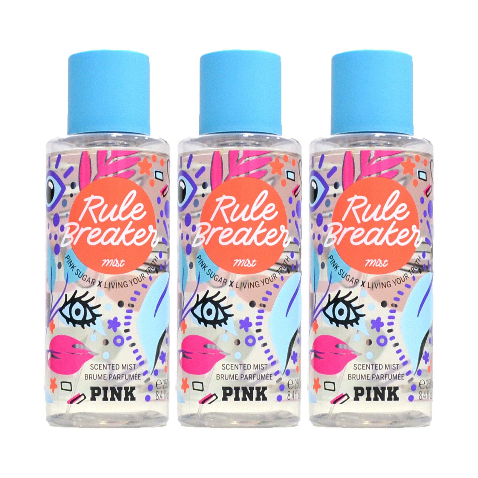 Victoria's Secret Pink Rule Breaker Body Mist Lot of 3