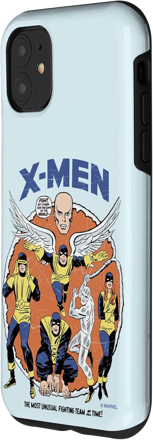 iPhone 11 Marvel The Original X-Men Mutants Retro Comic Case