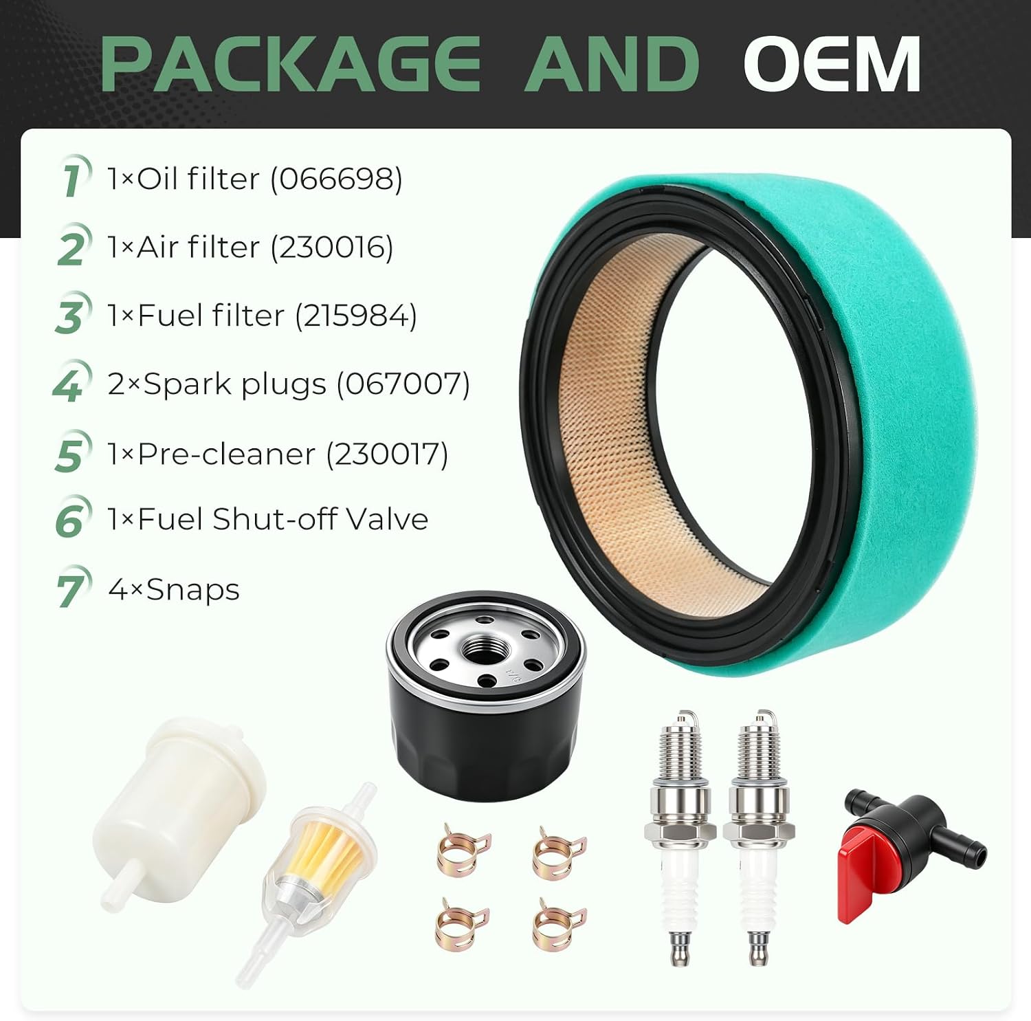 Tune-Up Filter Kit Replaces 230015 067007 image 4