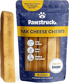 Large Himalayan Yak Cheese Chews for Dogs
