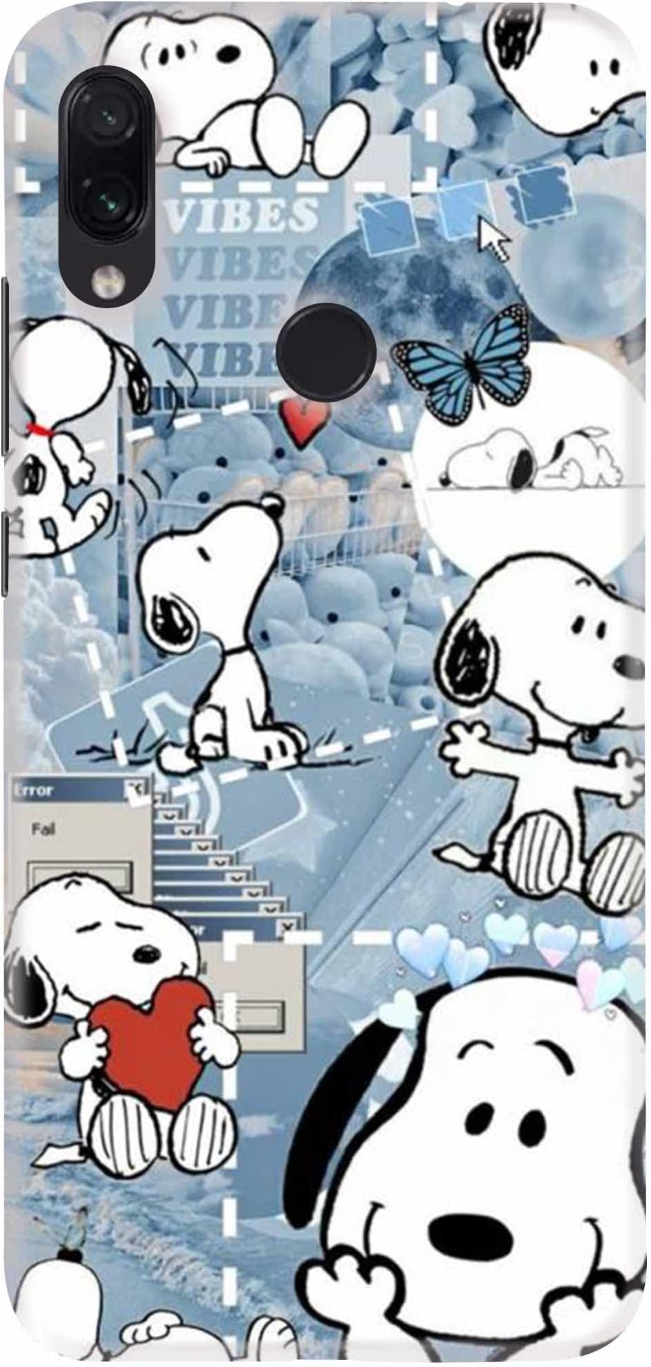 Mugruch Hard Back Case Cover & Compatible for Xiaomi Redmi Note 7 / Redmi Note 7S / Redmi Note 7 Pro - Cute Dog Lover (Multicolor)