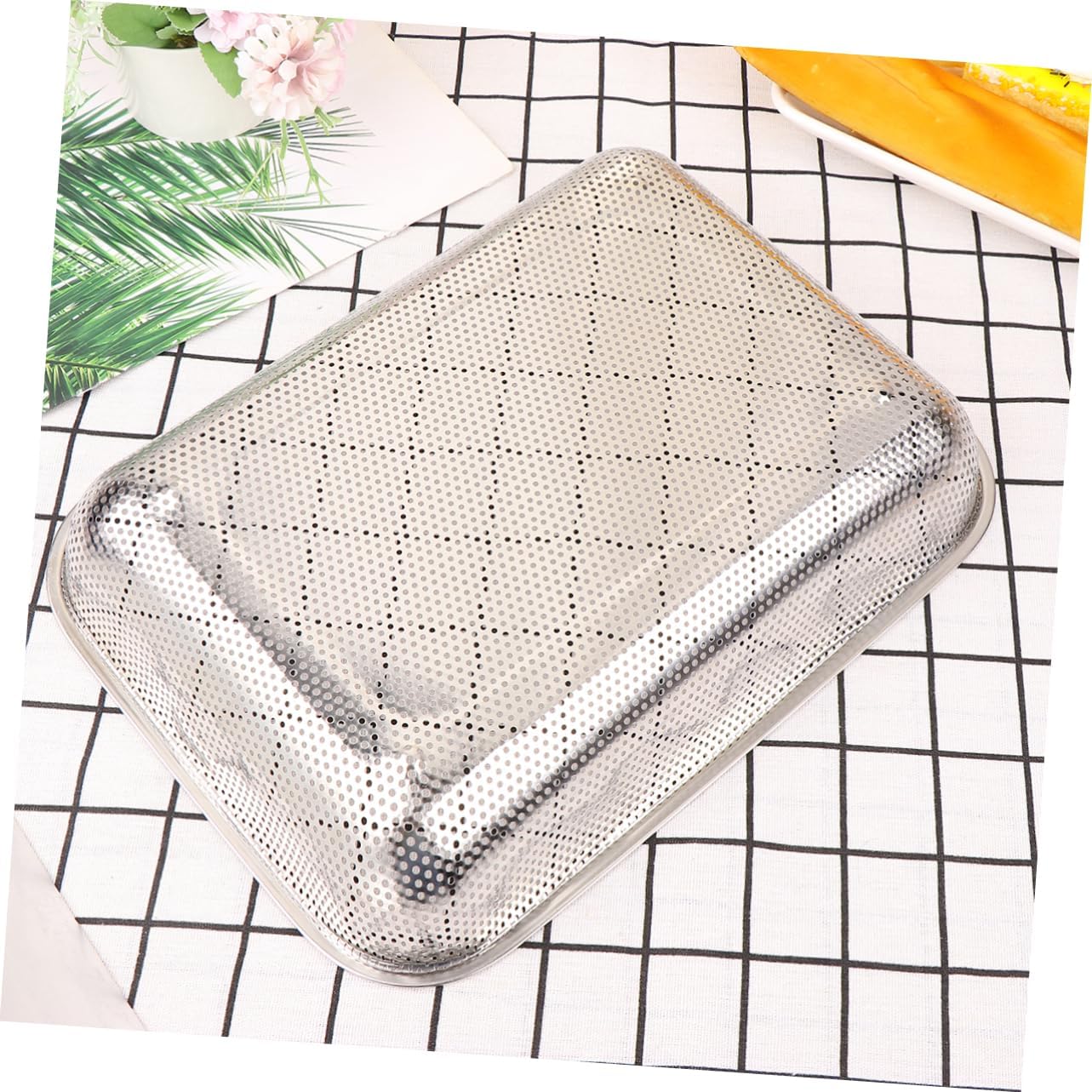 Multi-purpose Kitchen Basket Fruit Vegetable Drainer Sink Strainer Stainless Steel Storage Kitchen Helper