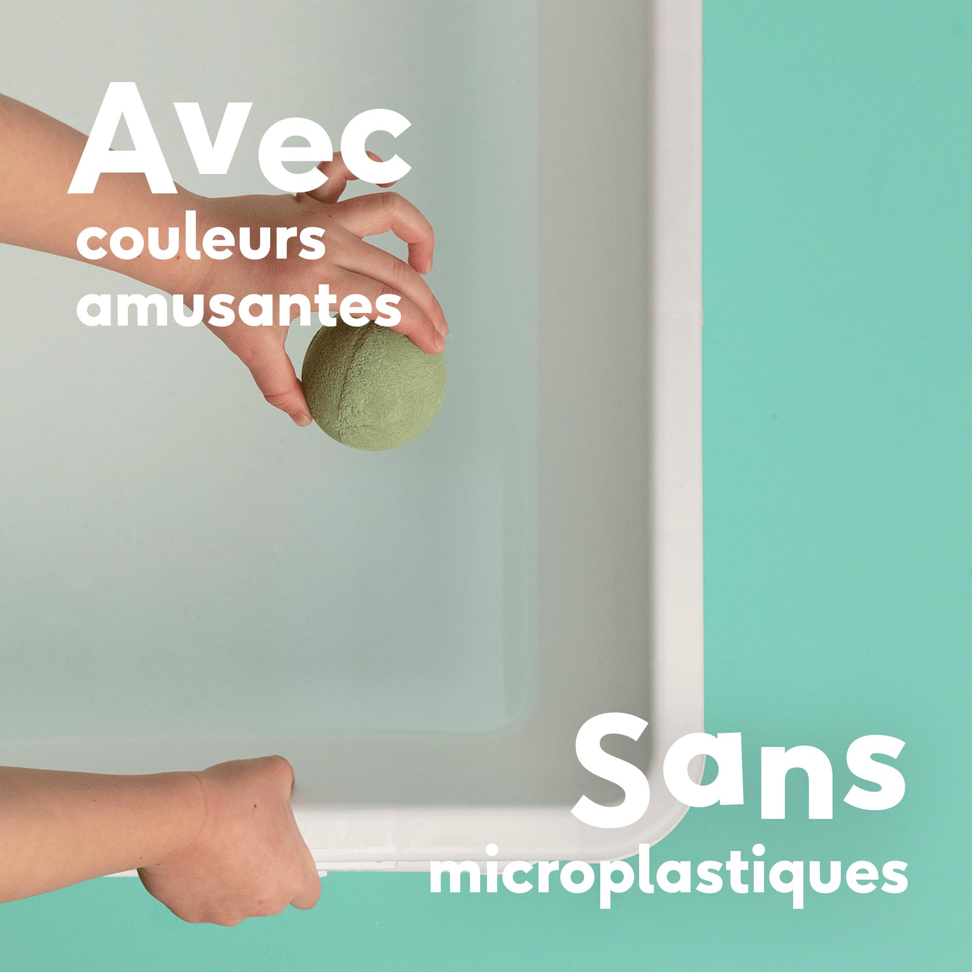 Naïf – Sels de bain pour enfants à partir de 3 ans – Plaisir de bain crépitant – Formule douce – 0% SLES – Testé dermatologiquement – Origine naturelle – 40 g