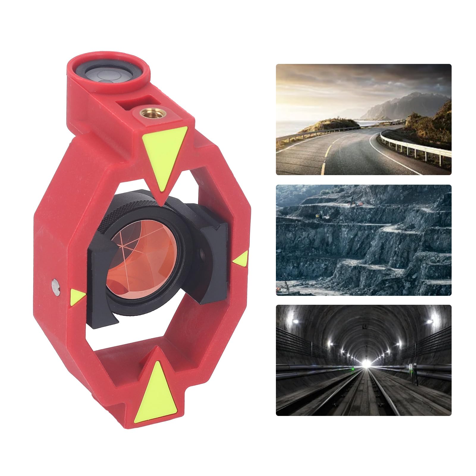 Tachimetr Mini Prism K9 Szkło Optyczne ze stałą 0 Mm do Pomiarów Geodezyjnych i Inspekcji Autostrad