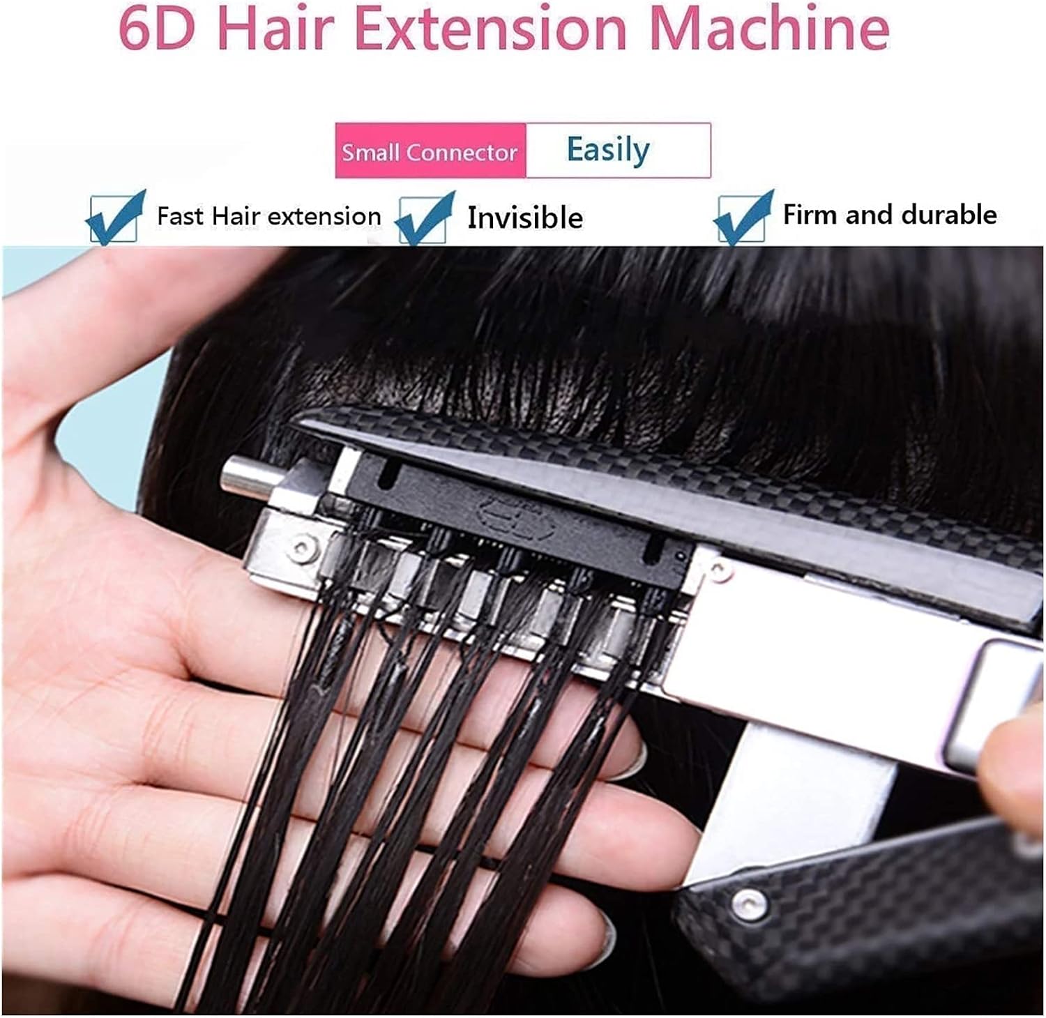 セール特価 6D Hair Extensions Machine Kit with Remover Tool 6d2 hair