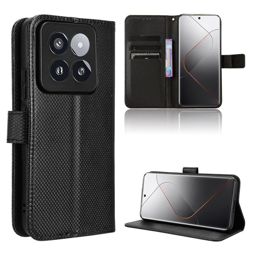TIANYUE Case For Xiaomi 14T Pro, Premium PU Leather Wallet - View #7