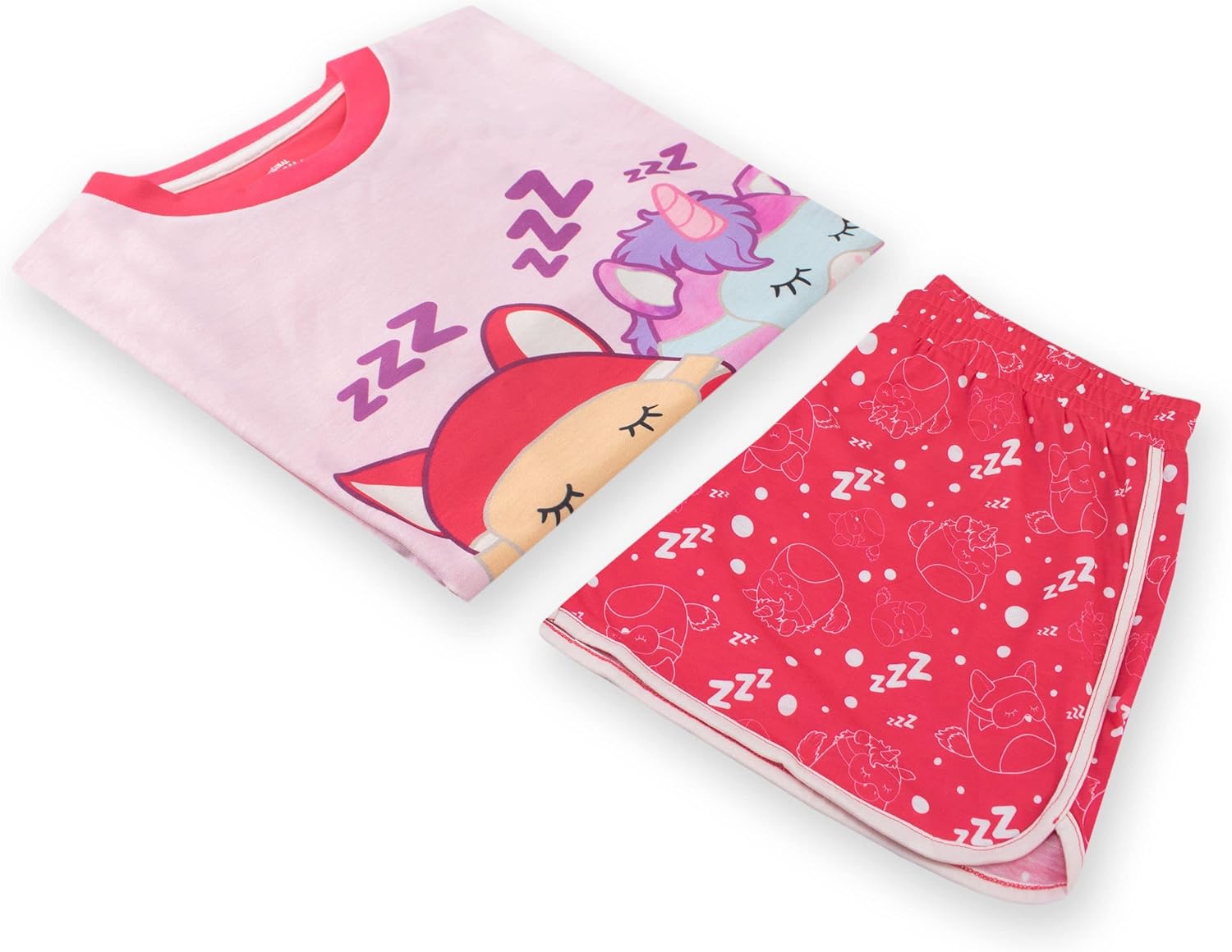 Squishmallows Pajamas Girls Short Pajama Set