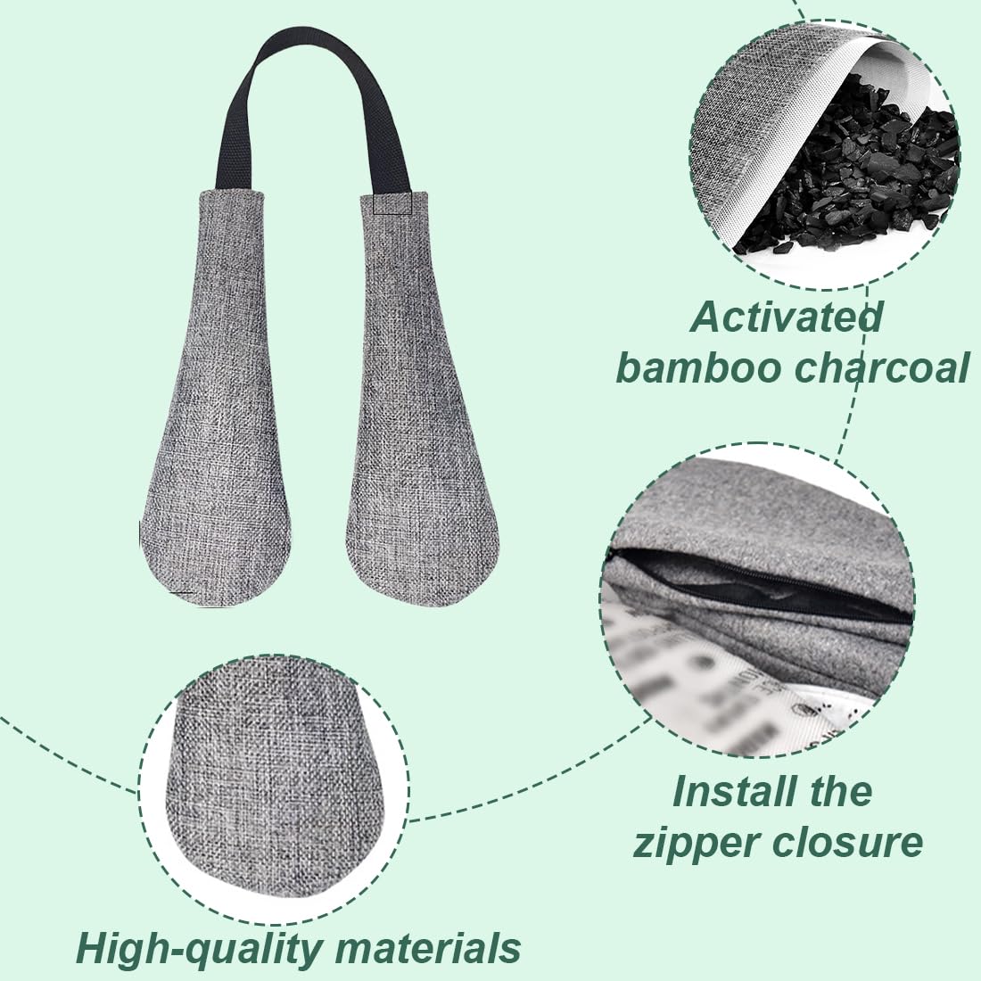 Desodorizante Guantes Boxeo, Desodorante Zapatos Anti-Olores, Charcoal Deodorizer Para Manoplas De Boxeo, Removedor De Olores Natural