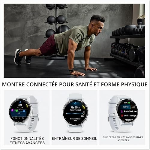 Garmin Venu 3S GPS Smartwatch, 41 mm, AMOLED, French Grey - 2