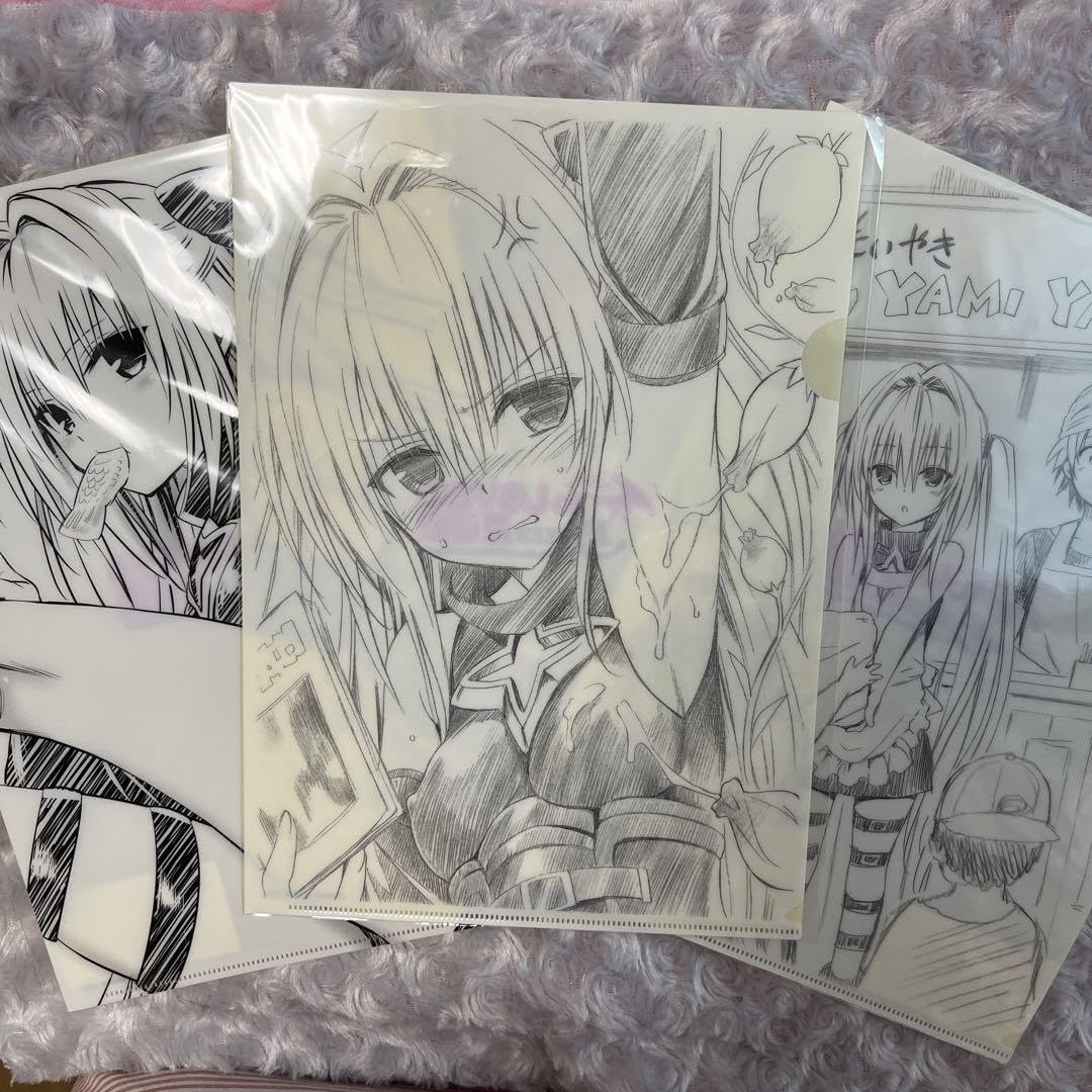 ToLOVEる原画展　クリアファイル　ヤミ Amazon.co.jp: To LOVEる-とらぶる- 15周年記念原画展 ヤミ 金色