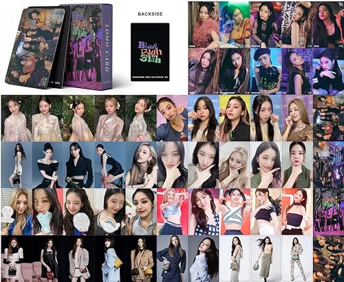 Miniatura 3 de KPOP ITZY Lomo - Paquete de 4 tarjetas de felicitación para decoración de colección