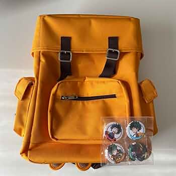 僕のヒーローアカデミア　デク　黄色い　リュックサック 僕のヒーローアカデミア デクの黄色いリュック 緑谷出久 新品未