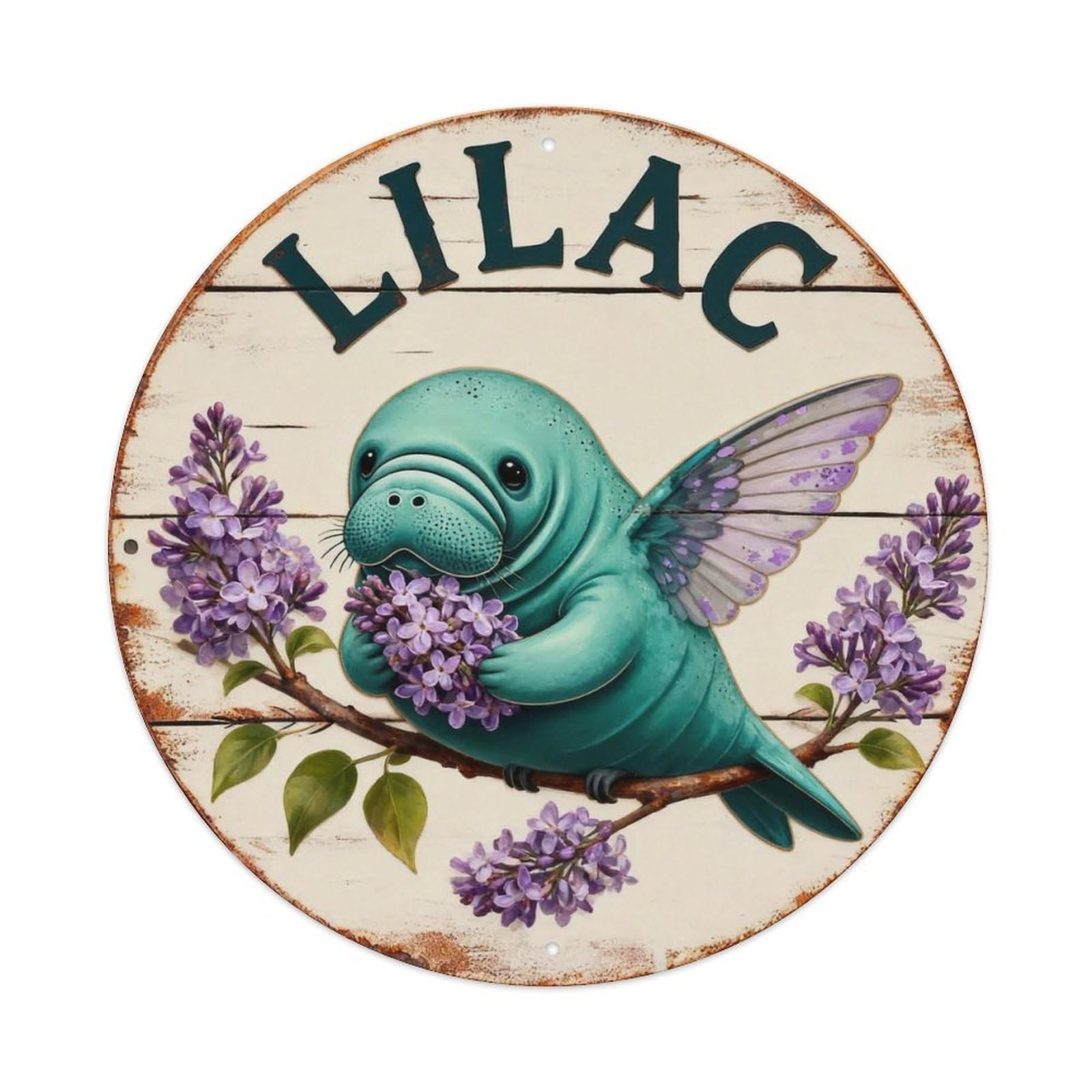 Latte Sign Metal Tin Sign Plaque