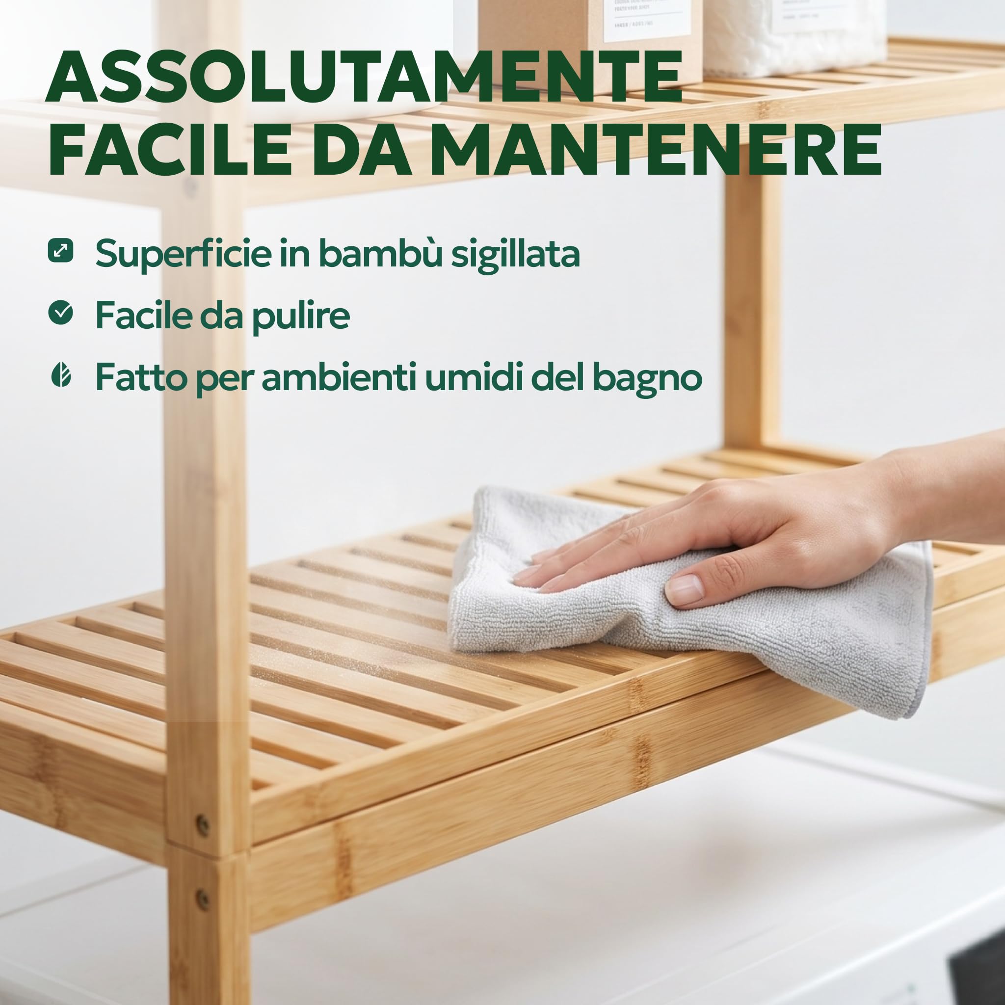MY FAT GORILLA Armadio per lavatrice – Scaffale per lavatrice – Scaffale WC – 66 x 26 x 170 cm – Mensola per lavatrice – Ripiano sopra lavatrice