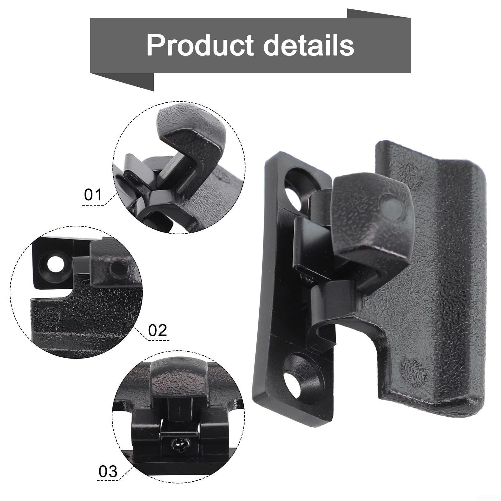 Loquet pour console supérieure MR532555 conçu pour les modèles Pajero de 2001 à 2018