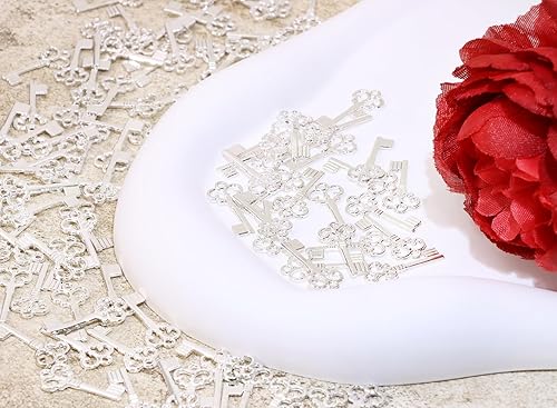 Miniatura 2 de PPhtony Dijes pequeños de metal vintage con diseño de esqueleto para colgante, aretes, pulsera, collar, joyería, boda, Navidad, Halloween, fiestas,