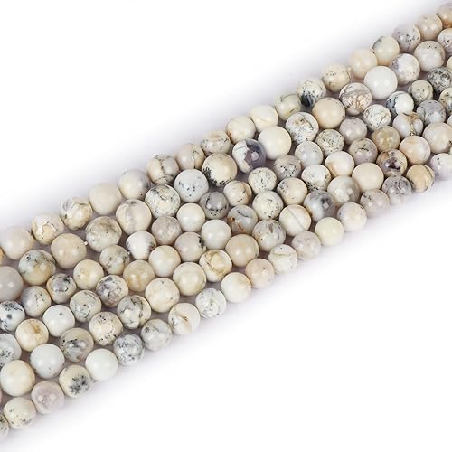 Miniatura 24 de GEMHUB Cuentas redondas sueltas de piedras preciosas naturales de 0.315 pulgadas para la fabricación de joyas, cuentas curativas de cristal para Ojo