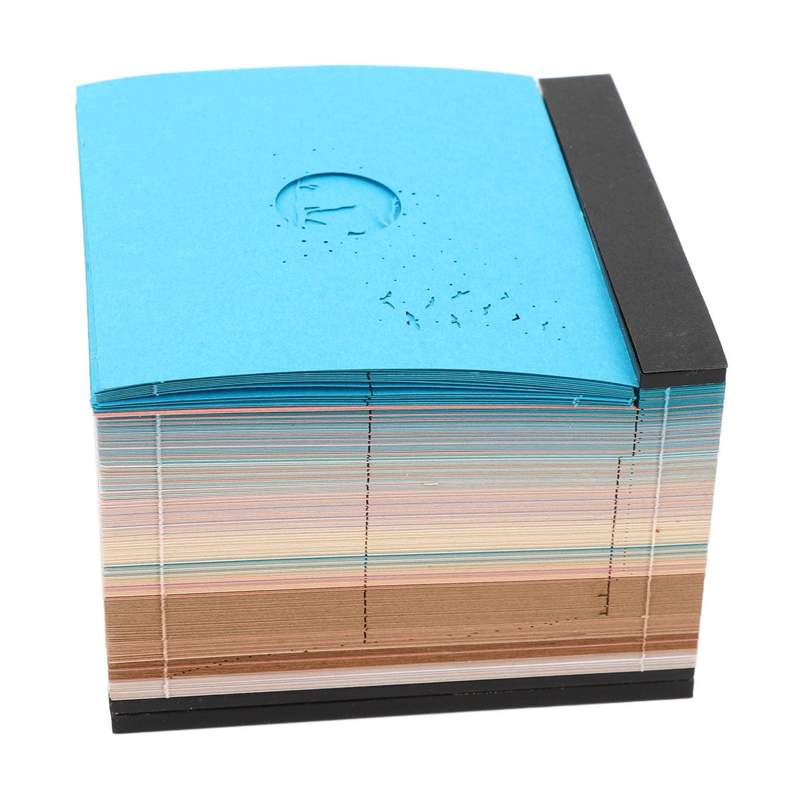 Bloc-notes 3D, Décoration de Maison D'arbre pour Bureau, Maison, Salle de Lecture, Papier Artisanal Acrylique, Pile Bouton CR2032, 1x pour Décoration Artistique