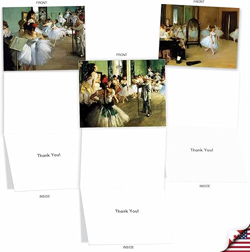 Miniatura 3 de The Best Card Company - 10 tarjetas de agradecimiento surtidas con sobres, juego surtido de tarjetas de agradecimiento de 4 x 5.12 pulgadas - Notes