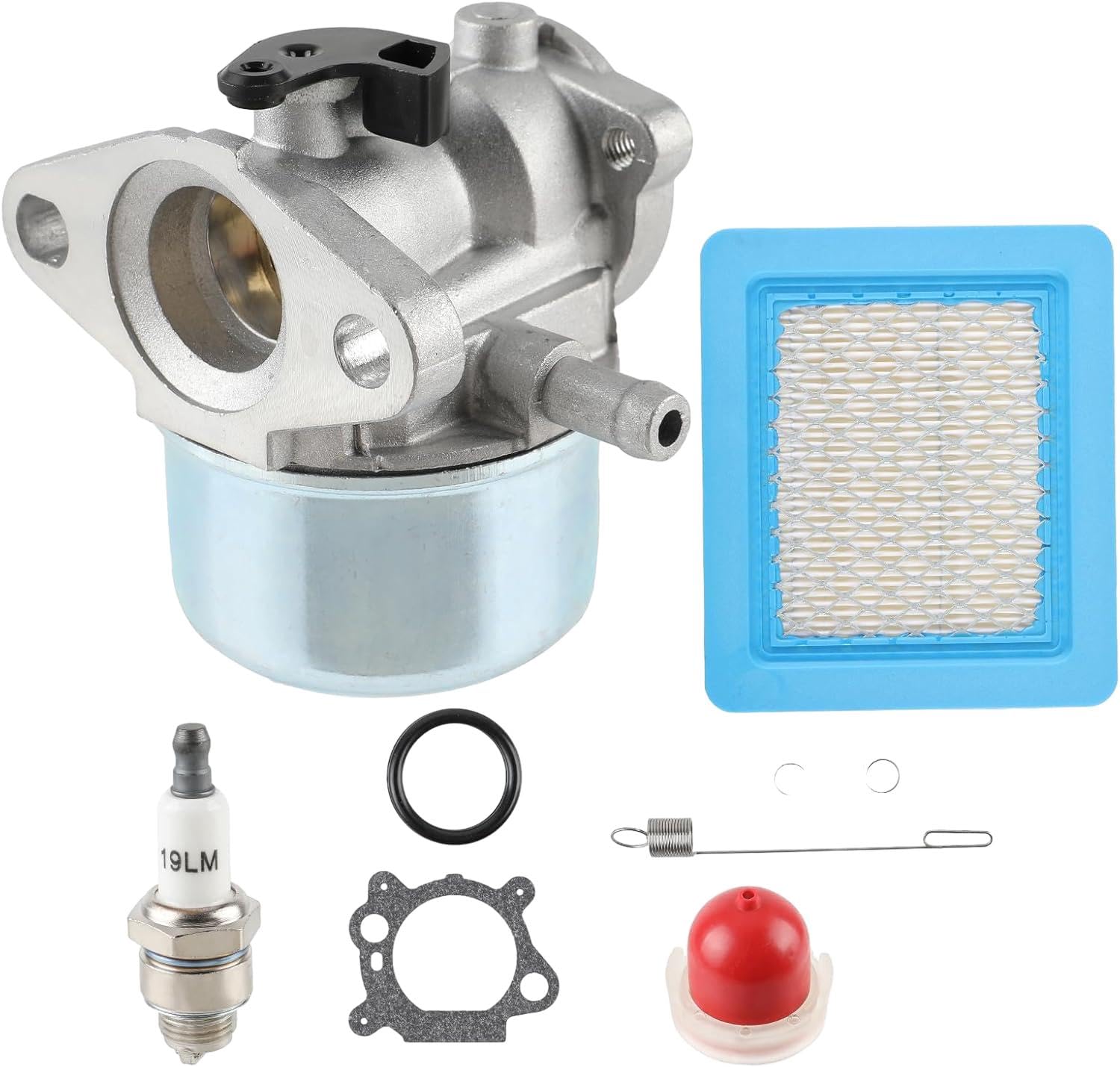 Carburetor Replacement 698444 for 497314 497347 498170 498254 498966 694882 798170 799868 Fits Most 122000 Series Engines for Craftsman for Toro Lawn Mowers with Air Filter