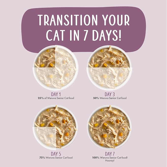 Alimento húmedo para gato senior Weruva pack variedad 12 latas 3oz miniatura 9