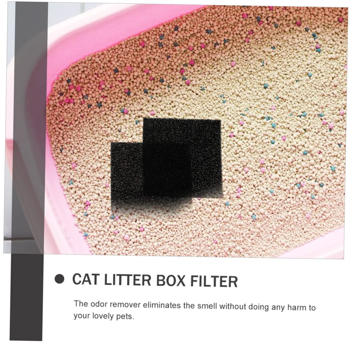Mipcase 18stücke Katzenstreu Filterpads Aktivkohle Geruchsfilter Für Katzenklo Hochabsorbierend Multifunktional Für Frische Luft Wohnbereichen Und Abfallbehältern