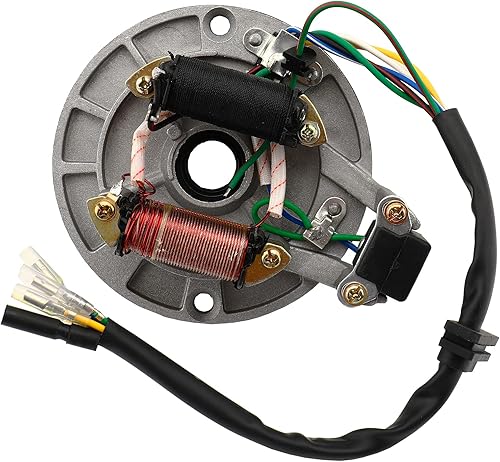 Miniatura 7 de 2 bobinas de encendido Magneto placa de estator de repuesto para Taotao Kazuma Meerkat Mini Falcon scooter compatible con moto de cross de 125cc