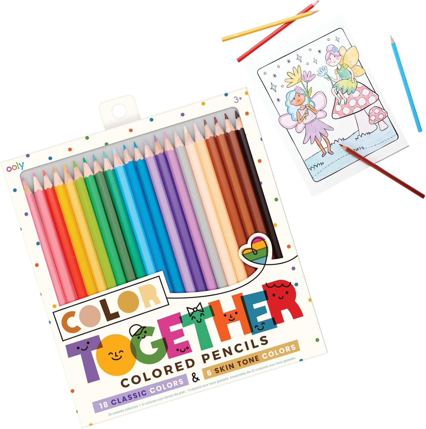 Color Together Colored Pencils - Set of 24 by Ooly