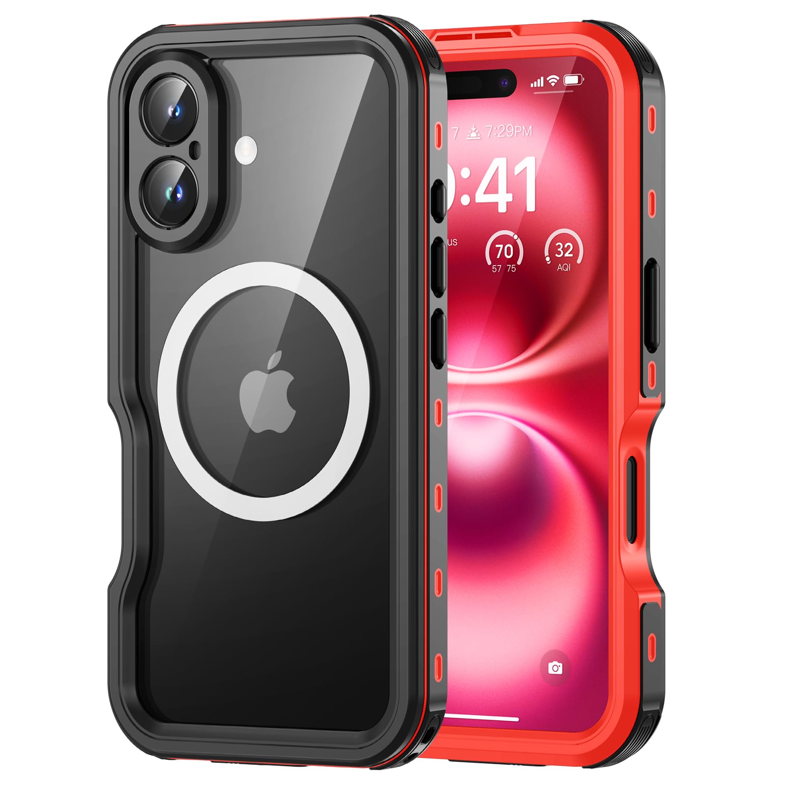 Coque iPhone 16 antichoc chantier pour éviter les écrans brisés et l'eau - 7