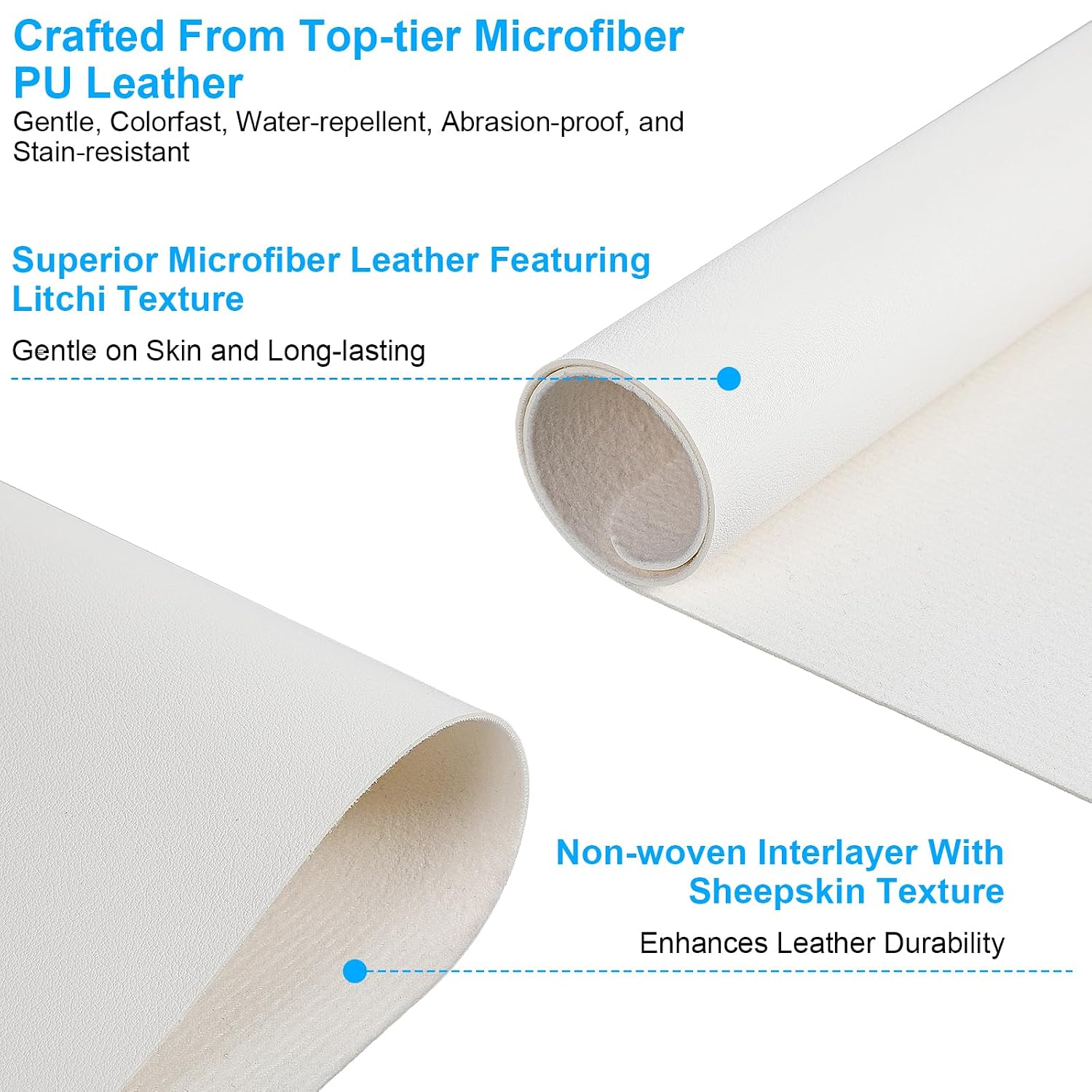 Nail Mat For Nail Tech Nail-Table Mat Soft Silicone Nail-Mat Waterproof PU Leather Nail-Pad for Nails Tech Salon Home, Portable and Easy Clean (White, 60x30cm) (MAT ONLY)
