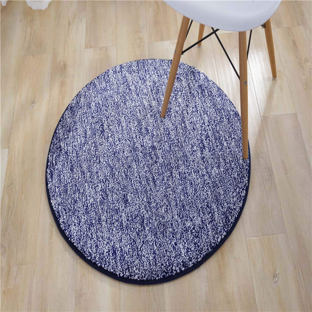 Tapis de chevet de chambre à coucher design uni épuré de 130cm