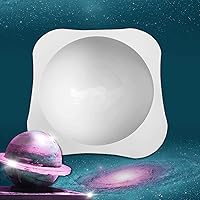 Vista 9 de Moldes de silicona grandes para bolas planetarias, molde de silicona esférica + 2 martillos de madera, molde redondo antiadherente para pasteles