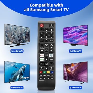 (3 Pack) Universal Replacement for Samsung Smart TV Remote Control BN59