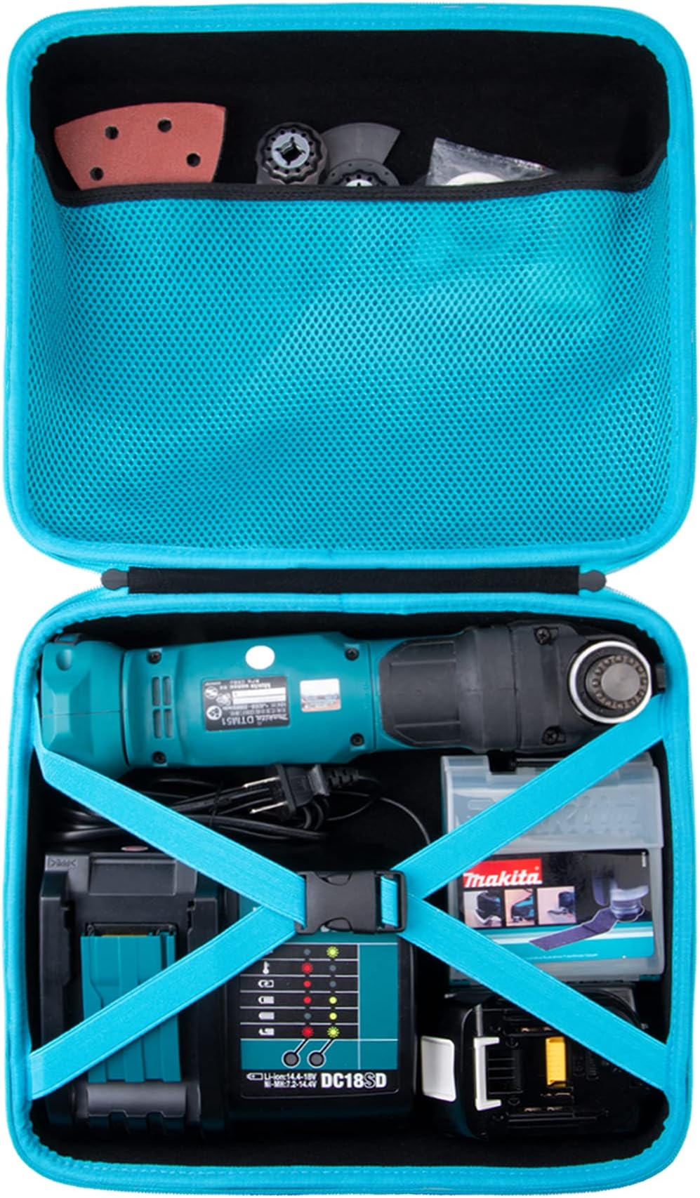 Aenllosi Hard Carrying Case for Makita DTM51Z/DTM50Z 18v Li-Ion Multi-Tool LXT Inflator(Case Only)Global Recycled StandardGlobal Recycled StandardGlobal Recycled Standard