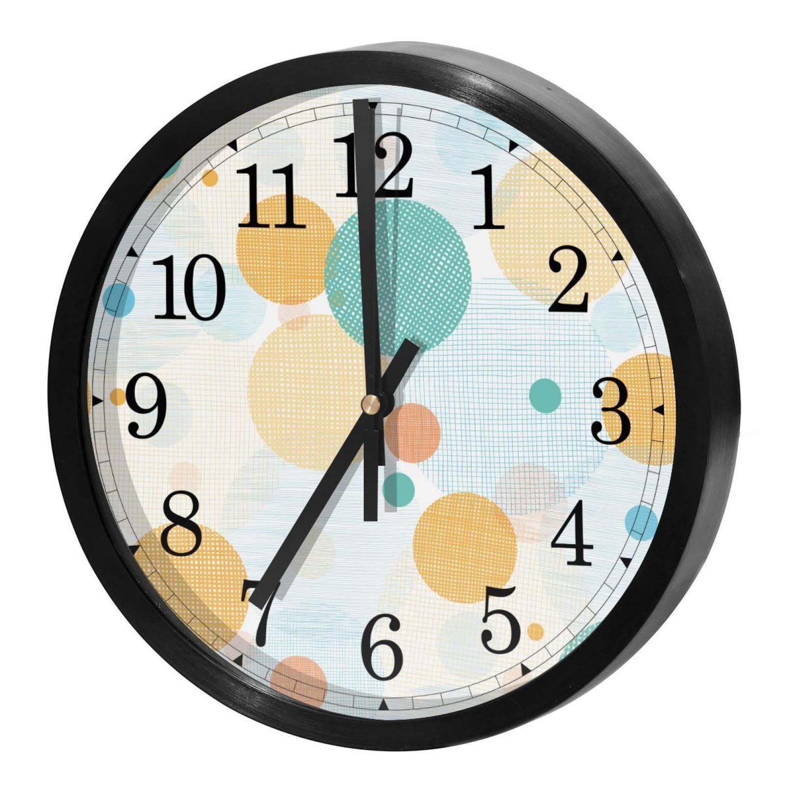 Horloge murale silencieuse à quartz idéale pour optimiser la concentration au bureau