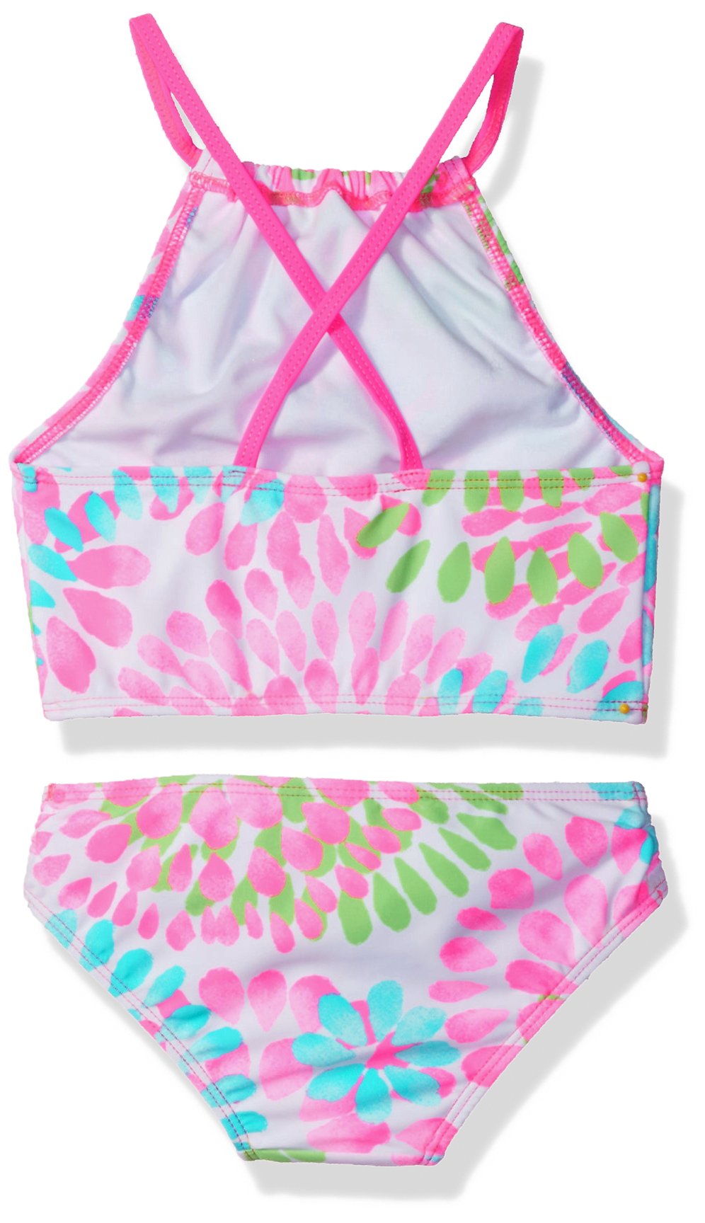 Kanu Surf Girls' Daisy Beach Sport Halter Tankini 2-Piece Swimsuit